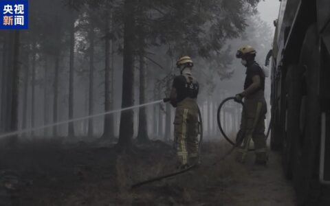 欧洲多地山火持续 三国联合扑救比利时创纪录山火