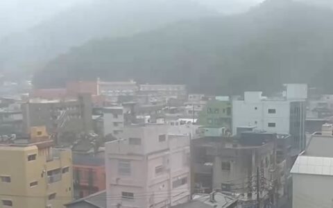 受台风“白海豚”影响 日本超5万用户停电